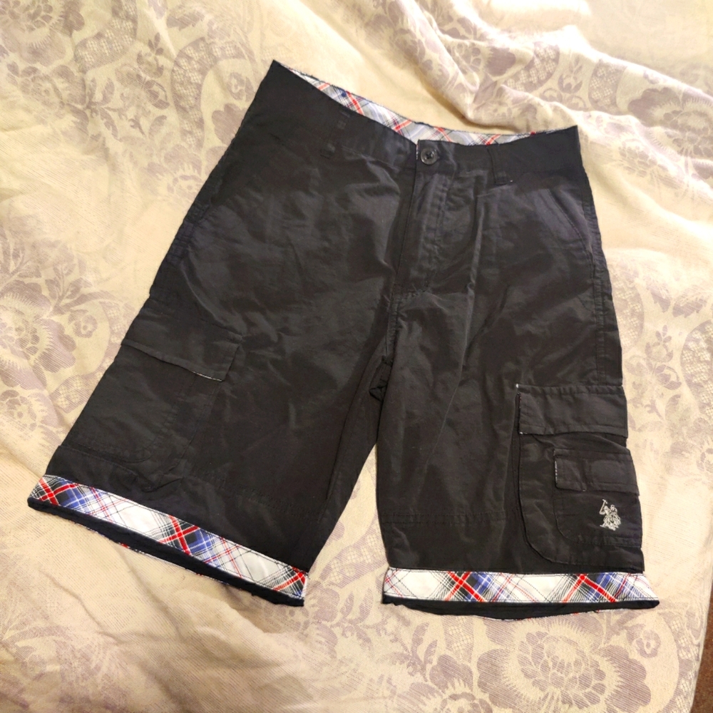 Boys Cargo Shorts size 14 US Polo Assn